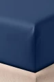 Prześcieradło jednobarwne satynowa bawełna granat 2.webp