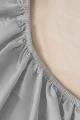 Prześcieradło jednobarwne satynowa bawełna szara 4.webp