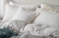 Poszewki i Narzuta Amour marszczona z falbanką Spod Igły i Nitki biała 9.webp