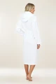 Szlafrok bawełniany hotelowy Frotte biały z kapturem
