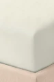 Kremowe Prześcieradło Jersey Z Gumką