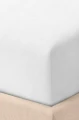 Białe Prześcieradło Jersey Z Gumką