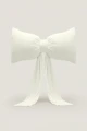 Kokarda Velvet Duża Krem