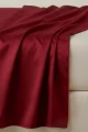 Bordowe Prześcieradło Satyna bez Gumki