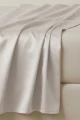 Jasne Beżowe Prześcieradło Satyna bez Gumki