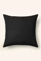 Satynowa Poszewka 40x40 Czarna