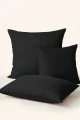 Satynowa Poszewka 40x40 Czarna