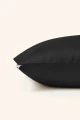 Satynowa Poszewka 40x40 Czarna