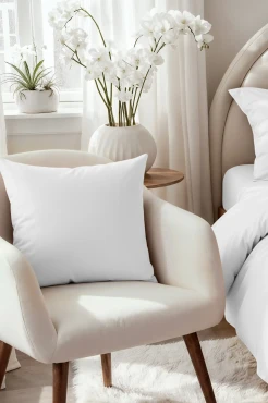 Satynowa Poszewka 70x80 Biała