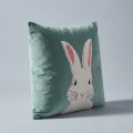 Poszewka Wielkanocna Bunny szałwiowa
