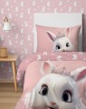 Pościel Bawełniana Młodzieżowa 160x200 Króliczek 5703A