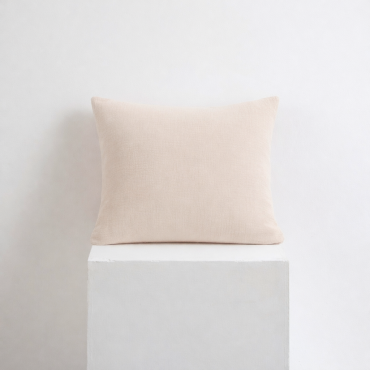 Beżowa Bawełniana Poszewka Muślinowa 50x60 Do Pościeli