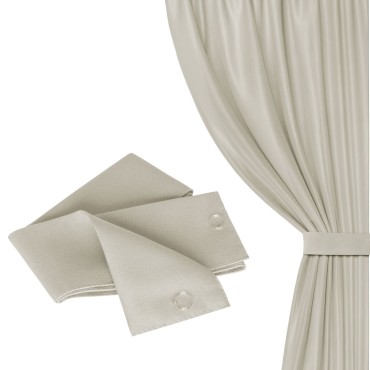 Taupe Szarfa do Zasłony 8x140 Viva
