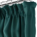 Ciemny Turkus Zasłona Zaciemniająca Na Taśmie Blackout 140x270 HOLD (
