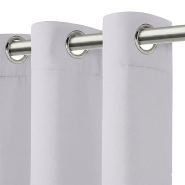 Biała Zasłona Zaciemniająca Blackout 140x250 HOLD