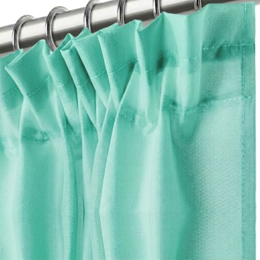 Miętowa Zasłona na Taśmie 140x250 VIVA