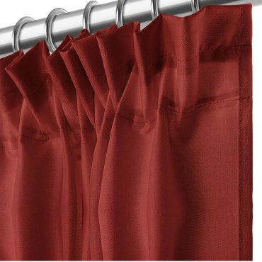 Czerwona Zasłona na Taśmie 140x270 VIVA