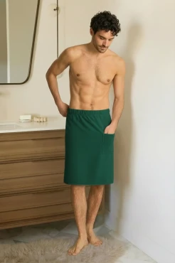 Zielony Kilt Męski Ręcznik do Sauny SPA ACTIVE