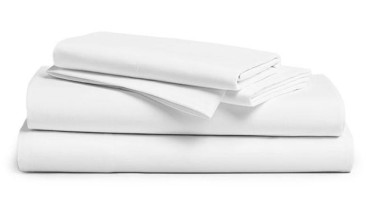 białe prześcieradło hotelowe premium 220x260