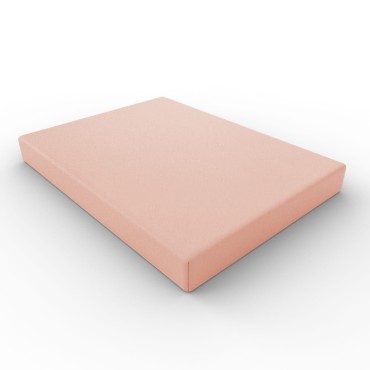 Łososiowe Prześcieradło Jersey Z Gumką 120x200