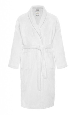 Biały Bawełniany Szlafrok Hotelowy Frotte 350 XXL