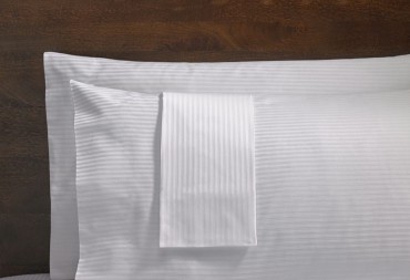 biała poszewka hotelowa 40x40 adamaszek 5mm