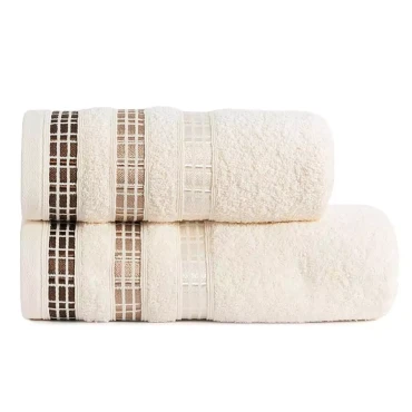 Kremowy Ręcznik Bawełniany 50x90 Luxury 500g/2