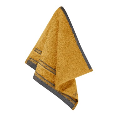 Musztardowy Ręcznik 30x30 PANAMA 100% bawełna