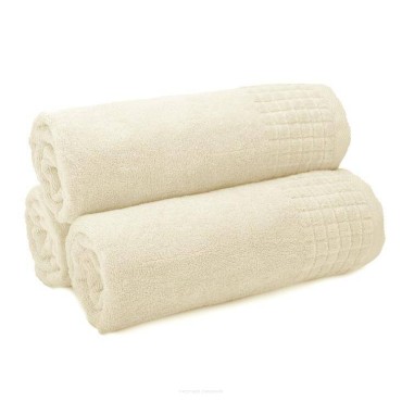 Kremowy Ręcznik Bawełniany 50x100 LARISA