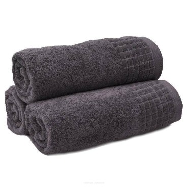 Grafitowy Ręcznik Bawełniany 70x140 LARISA