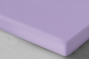 Jasno Fioletowe Prześcieradło Jersey Z Gumką 140x200  