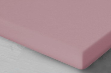 Pudrowy róż Prześcieradło Jersey Z Gumką 120x200 