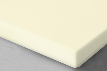 Kremowe Prześcieradło Jersey Z Gumką 120x200 