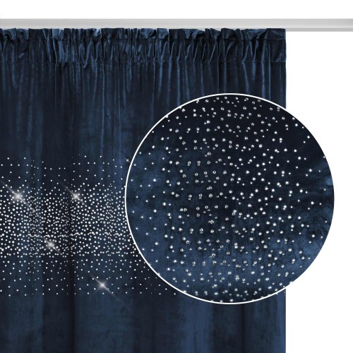 Zasłona Shiny 140x270 granat zoom 3.jpg