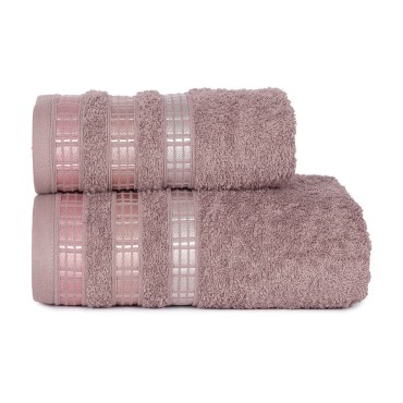 Liliowy Ręcznik Bawełniany 70x140 Luxury 500g/2