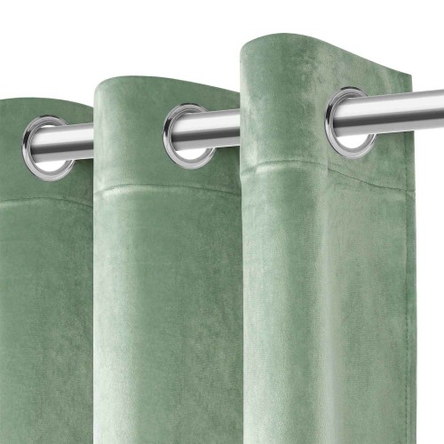 Szałwiowa Zasłona Welurowa 140x250 Velvet Soft