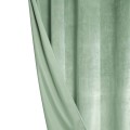 Szałwiowa Zasłona Welurowa Na Taśmie 140x300 Velvet Soft
