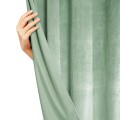 Szałwiowa Zasłona Welurowa Na Taśmie 140x300 Velvet Soft