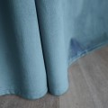 Niebieska Zasłona Welurowa Na Taśmie 140x300 Velvet Soft