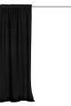 Czarna Zasłona Welurowa Na Taśmie 140x270 Velvet Soft