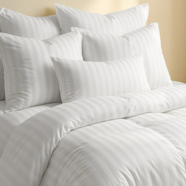 biała poszwa hotelowa 220x200 adamaszek 2cm