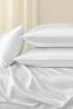 Biała Pościel Jedwabna 160x200 Jednobarwna
