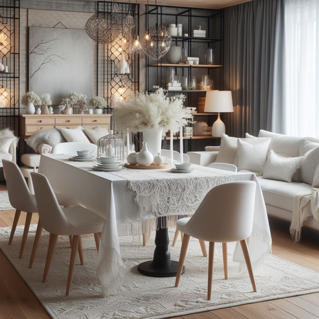 Obrusy na stół - eleganckie nakrycie stołu