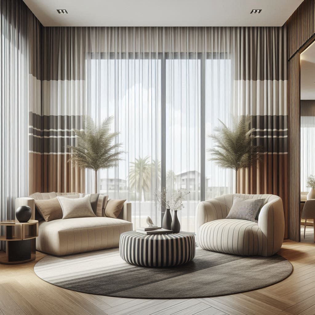 Do jakich wnętrz pasują zasłony w pasy?