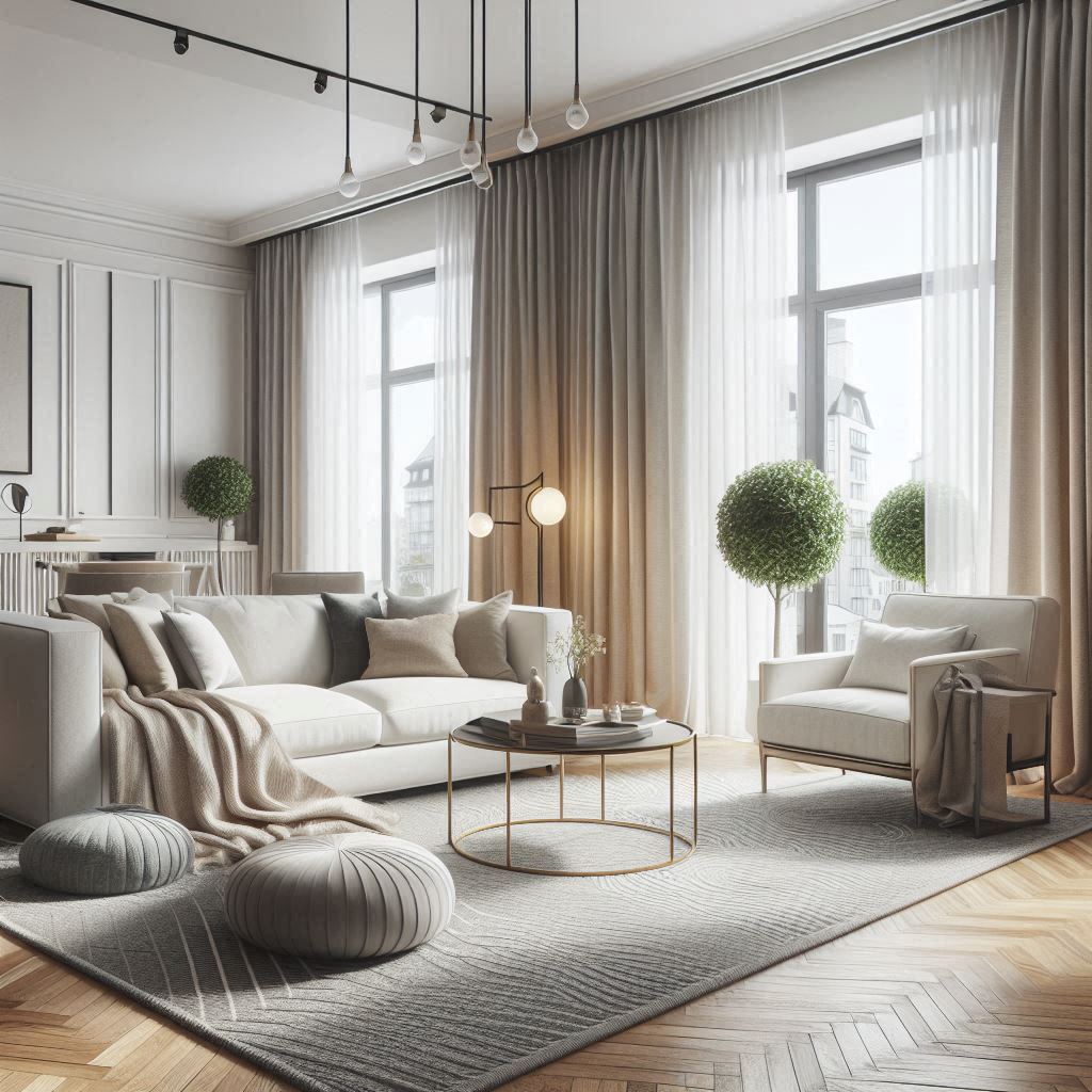 Jak dobrać zasłony do kanapy w salonie?